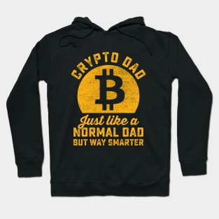 Crypto Dad - Proud Father of Cryptocurrency Enthusiasts Hoodie